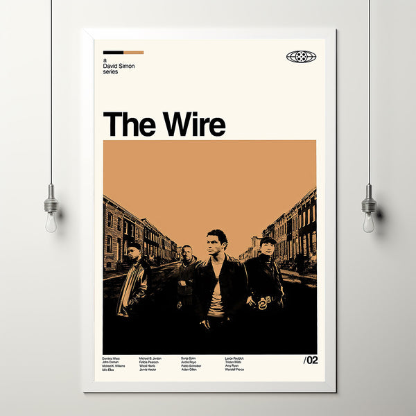 The Wire Movie, The Wire Poster, David Simon Series, Retro Movie Poster, Room Decor, Printable Art, Digital Art, Wall Art, Home Decor