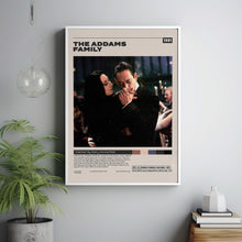 The Addams Family, Barry Sonnenfeld, Minimalist Movie Poster, Vintage Retro Art
