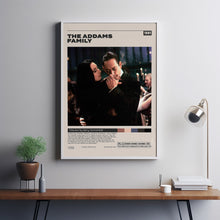 The Addams Family, Barry Sonnenfeld, Minimalist Movie Poster, Vintage Retro Art