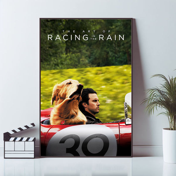 The Art of Racing in the Rain, Movie Poster, Wall Art Prints, Art Poster, Canvas Material Gift, Keepsake, Home Decor, Live Room Wall Art 1574683868
