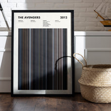 The Avengers Movie Barcode Print, The Avengers Print, The Avengers Poster, The Avengers Wall Art, The Avengers Art Print 1641885331