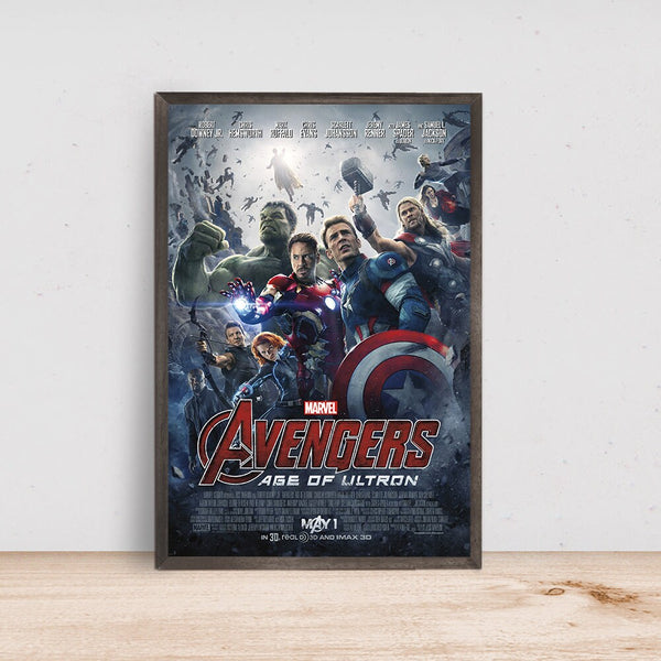 The Avengers Movie Poster Marvel Robert Downey Jr. Film - Room Decor Wall Art - Canvas Fabric Print - Poster Gift 1495775994