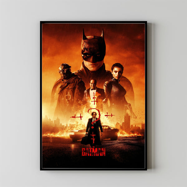 The Batman Movie Poster, Room Decor, Home Decor, Art Poster for Gift