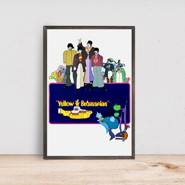 The Beatles Yellow submarine Movie Poster, Room Decor, Home Decor, Art Poster for Gift 1645400508