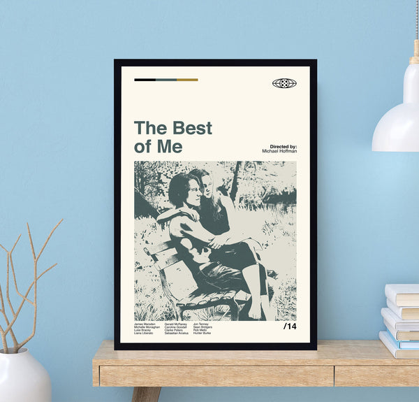 The Best Of Me Poster, The Best Of Me Print, Michael Hoffman, Vintage Poster, Minimalist Movie Poster, Vintage Print, Custom Poster 1694971312