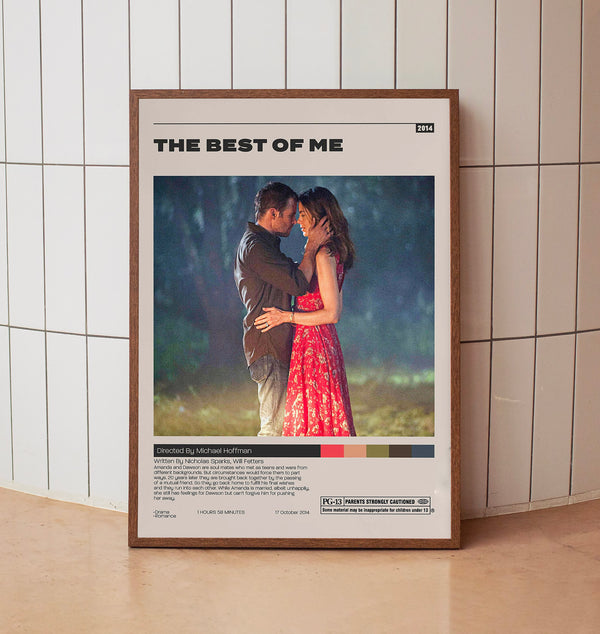 The Best of Me Poster, Michael Hoffman, Minimalist Movie Poster