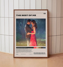 The Best of Me Poster, Michael Hoffman, Minimalist Movie Poster