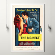 The Big Heat Alternative Film Movie Print Wall Art Poster