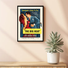 The Big Heat Alternative Film Movie Print Wall Art Poster