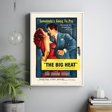 The Big Heat Alternative Film Movie Print Wall Art Poster