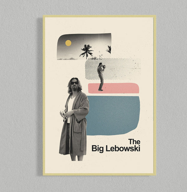The Big Lebowski Mid Century Movie Poster  Film  Posters  Minimalist Movie Poster    Trendy Wall Art 1084495272