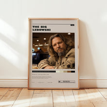 The Big Lebowski Poster, Jeff Bridges Wall Art, Minimalist Wall Decor, Coen Brothers Film Print, Gift for Movie Buffs 1735000834