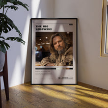 The Big Lebowski Poster, Jeff Bridges Wall Art, Minimalist Wall Decor, Coen Brothers Film Print, Gift for Movie Buffs 1735000834