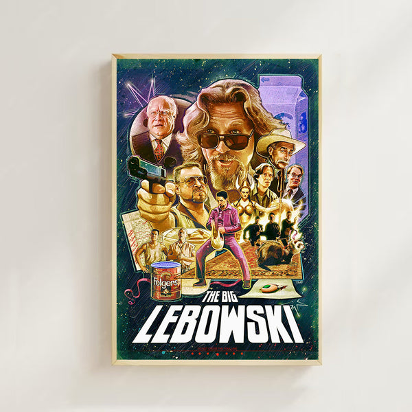 The Big Lebowski (1998)--Movie Poster (Regular Style) Art Printing,Home Decor,Art Poster for Gift, Vintage Film Art，Canvas Poster 1591868397