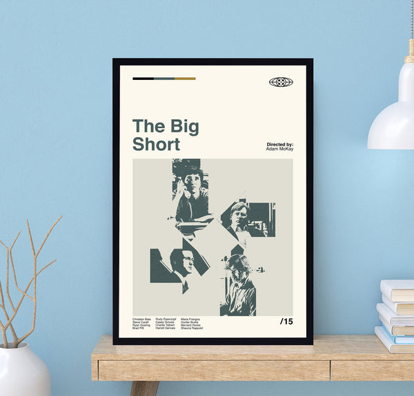 The Big Short Poster, The Big Short Movie, Adam McKay, Retro Movie Poster, Minimalist Art, Vintage Poster, Gifts For Him, Movie Poster 1709781217