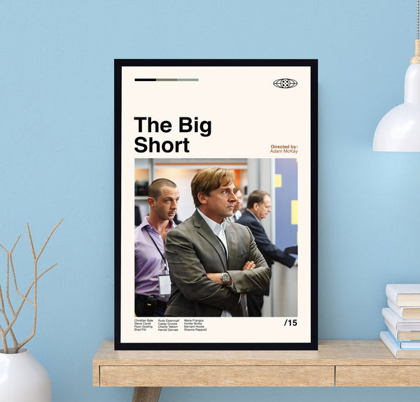The Big Short Poster, The Big Short Print, Adam McKay, Movie Poster, Vintage Poster, Modern Art, Midcentury Poster, Film Poster, Wall Decor 1735926157