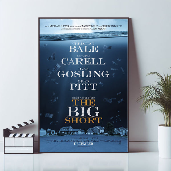 The Big Short, Movie Poster, Wall Art Prints, Art Poster, Canvas Material Gift, Keepsake, Home Decor, Live Room Wall Art 1676283280