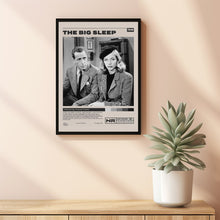 The Big Sleep, Howard Hawks, Minimalist Movie Poster, Room decor