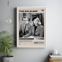 The Big Sleep, Howard Hawks, Minimalist Movie Poster, Room decor