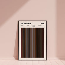 The Birdcage Movie Barcode Print, The Birdcage Print, The Birdcage Poster, The Birdcage Wall Art, The Birdcage Art Print, Movie Buff Gift 1631661537