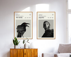 The Birds - Minimalist Poster, Alfred Hitchcock Poster, The Birds Poster, Rod Taylor, Jessica Tandy, Psycho Poster, Vertigo Poster, 621546677