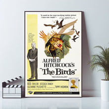 The Birds, Movie Poster, Art Poster, Wall Art Prints, Canvas Material Gift, Home Decor, Keepsake, Live Room Wall Art 1692976317