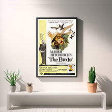 The Birds, Movie Poster, Art Poster, Wall Art Prints, Canvas Material Gift, Home Decor, Keepsake, Live Room Wall Art 1692976317