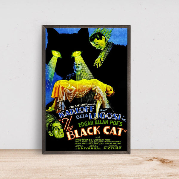 The Black Cat Movie Poster, Home Decor, Art Poster for GiftCustom Personalized Poster 1609792600