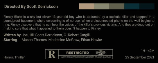 The Black Phone Movie Poster  Minimalist Movie Poster  Custom Movie Print  Wall Art Print  Scott Derrickson Movies  Home decor 1598469758 - Copy