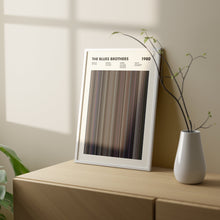 The Blues Brothers Movie Barcode Print, The Blues Brothers Print, The Blues Brothers Poster, The Blues Brothers Wall Art 1641885935