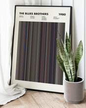 The Blues Brothers Movie Barcode Print, The Blues Brothers Print, The Blues Brothers Poster, The Blues Brothers Wall Art 1641885935
