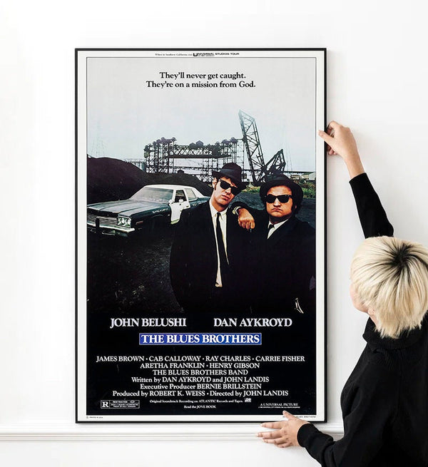 The Blues Brothers Movie Poster High Quality Print Photo Wall Art Canvas Cloth Poster 1551306633