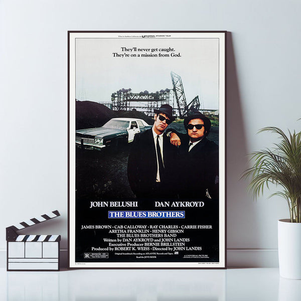 The Blues Brothers, Movie Poster, Wall Art Prints, Canvas Material Gift, Keepsake, Home Decor, Live Room Wall Art 1591721756