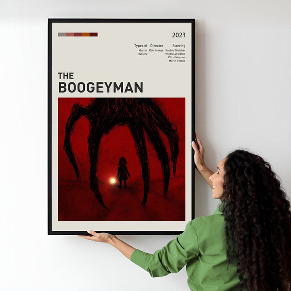 The Boogeyman Movie Poster  Minimalist  Midcentury Poster  Wall Art Print  Retro Movie Poster 1734355146