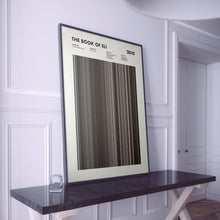 The Book Of Eli Movie Barcode Print, The Book Of Eli Print, The Book Of Eli Poster, The Book Of Eli Wall Art 1627713034
