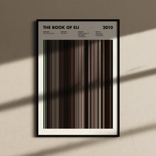 The Book Of Eli Movie Barcode Print, The Book Of Eli Print, The Book Of Eli Poster, The Book Of Eli Wall Art 1627713034