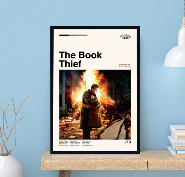 The Book Thief Poster, The Book Thief Print, Brian Percival, Movie Poster, Vintage Poster, Midcentury Poster, Film Poster, Wall Decor 1736436573