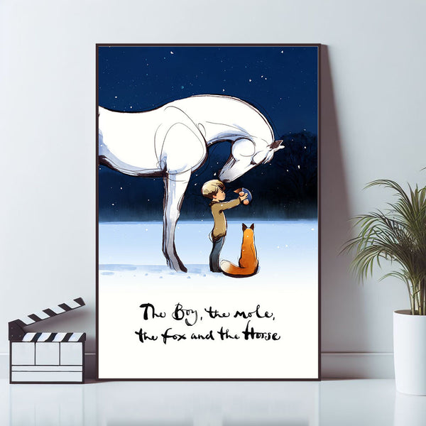 The Boy the Mole the Fox and the Horse, Movie Poster, Wall Art Prints, Art Poster, Canvas Material Gift, Home Decor, Live Room Wall Art 1587635141