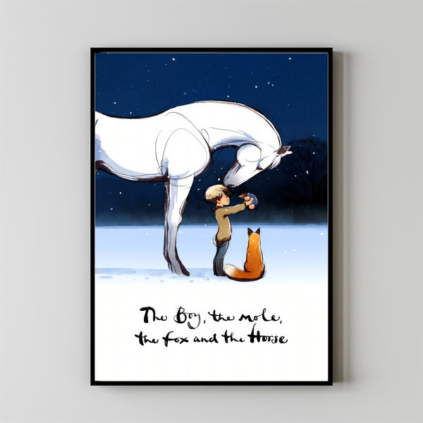 The Boy, the Mole, the Fox and the Horse (2022) Poster Art Print Movie Posters Gift for Movie lovers