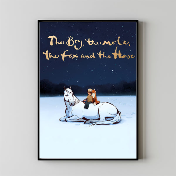 The Boy, the Mole, the Fox and the Horse (2022) Poster Art Print Movie Posters Gift for Movie lovers 1