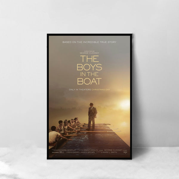 The Boys In The Boat Movie Poster - High Quality Canvas Art Print - Room Decoration - Art Poster For Gift 1616594224