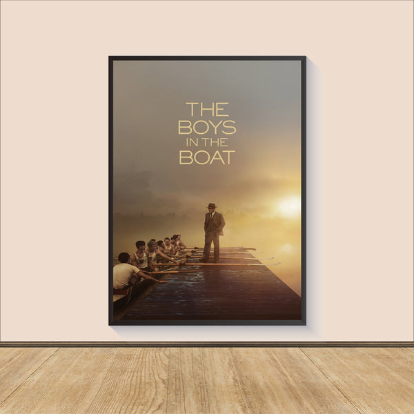The Boys in the Boat (2023) Movie Poster Print, Canvas Wall Art,  Home Decor, Movie Art, Personalized gift, Movie Print, Art Print 1570546249