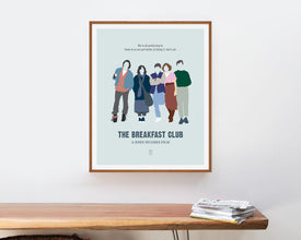 The Breakfast Club - Minimalist Poster, John Hughes Print, Minimalist Print, Emilio Estevez, Sixteen Candles, Ferris Bueller, Home Alone 621547725