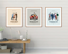 The Breakfast Club - Minimalist Poster, John Hughes Print, Minimalist Print, Emilio Estevez, Sixteen Candles, Ferris Bueller, Home Alone 621547725