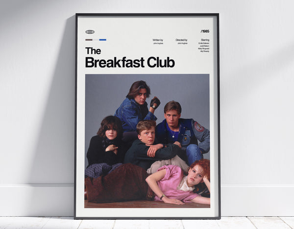 The Breakfast Club Movie Poster, The Breakfast Club Wall Decor, The Breakfast Club Poster Print, Vintage Retro Art Print 1674536094