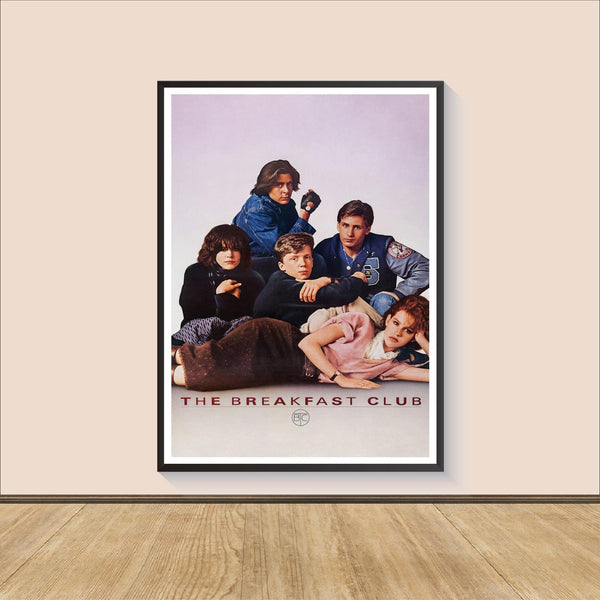 The Breakfast Club Vintage Movie Poster Print, Canvas Wall Art, Room Decor, Movie Art, Gifts for HimHer, Wall Art Print 1557353370