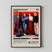 The Breakfast Club, John Hughes, Minimalist Movie Poster, A3 poster