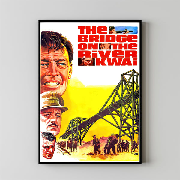 The Bridge on the River Kwai Movie Poster Art Print Movie Posters Gift for Movie lovers