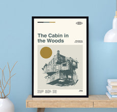 The Cabin in the Woods Poster, Drew Goddard, Retro Movie Poster, Minimalist Art, Vintage Poster, Movie Poster, Movie Art, Gifts Men 1695599252