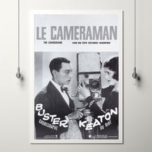 The Cameraman Movie Poster Print, Canvas Wall Art, Room Decor, Movie Art